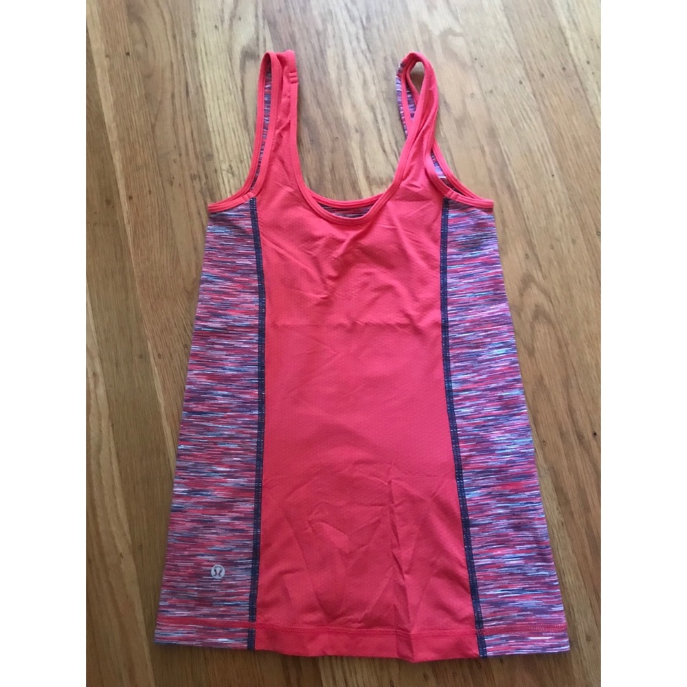 ❤️💜 SO RARE Lululemon red/purple spacedye tank 2